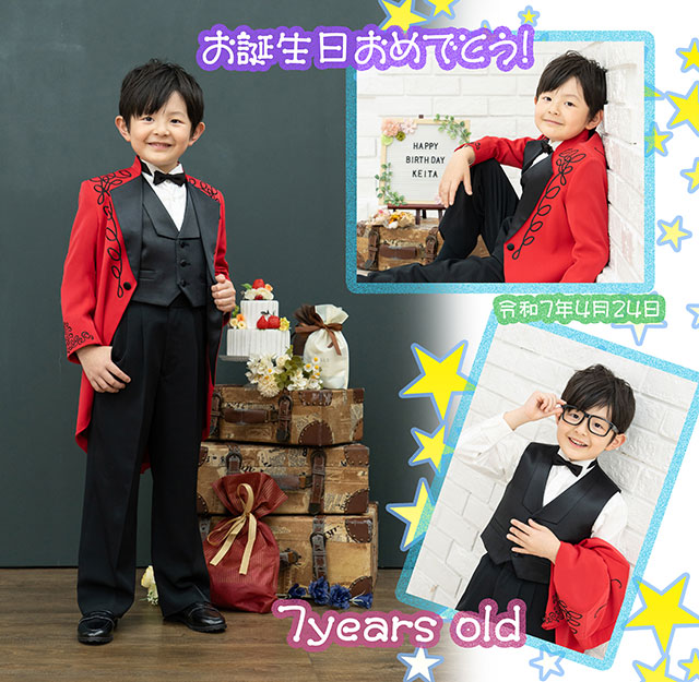 7歳バースデー&小学校入学　54448