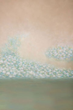 背景　緑花柄 (2008-04-04)